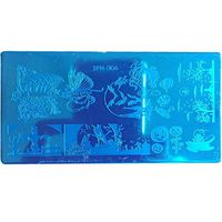 Nail Art,Putars Fashion Christmas DIY Nail Art Image Stamp Stamping Plates Manicure Template (F)