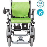ZXOIHH Electric Wheelchair Lightweight Wheelchair, Dual-Function Heavy-Duty, Open/Fast-Fold Compact Electric Chair Drive