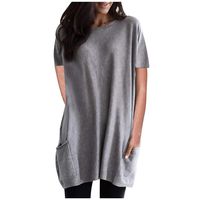 Women's Pullover - Chaofanjiancai Soft Long Sleeve Loose Casual Tunics for Leggings Sweatshirt Tops with Pockets
