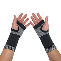 Carpal Tunnel Wrist Brace Pair for Women Men - Compression Wrist Support Sleeve for Carpal Tunnel Tendonitis Wrist Pain Hand Pain Sports Injuries Two Pieces