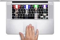 Sabers Macbook Keyboard Decals (Fits 13, 15 inch Air/Pro/Retina) by Demon Decal