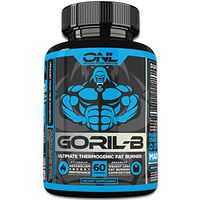 GORIL-B Thermogenic Fat Burner Pills (60 Capsules) Weight Loss Formula for Men and Women - Boost Metabolism, Increase Energy, Suppress Appetite - Diet Supplement Promotes Healthy Weight Loss