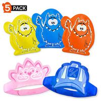 5 x Children's Ice Packs for Instant Pain Relief - Boo Boo Buddy for Kids, Toddlers & Babies. Cold Compress for Bumps, Bruises, Knocks and Ouchies! The Best Reusable Child Ice Pack for Injuries