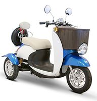 E-Wheels - EW-11 Sport Euro Type Scooter - 3-Wheel - Blue/White