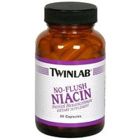 Twinlab Niacin, No-Flush, 50 Capsules