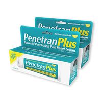 Penetran Plus Pain-Relief Lotion - 2.5oz - Mild Lemon Scent (Relief of Arthritis, Bursitis, Fibromyalgia, Back Aches, Joint Pain, Muscle Aches, Golfer & Tennis Elbow) - 2 Pack