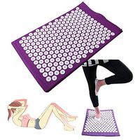 ZHANGFL Yoga Mat Massage Yoga Pillow Cushion Acupressure Mat Relieve Stress Pain Acupuncture Spike Natural Relief (Color : B)