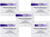 (Pack of 5) No Rinse Shampoo Caps - Redi+Wash Rinse-Free Shampoo Cap