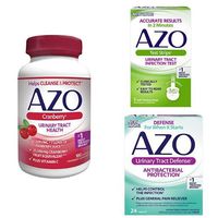 AZO Urinary Defense Pack | 3 Products to Test for a UTI, Help Control Your UTI Until You See a Doctor, and Cleanse + Protect The Urinary Tract*