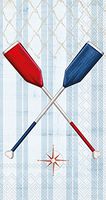 Celebrate the Home Nautical 3-Ply Paper Guest/Buffet Napkins, Paddle, 16-Count