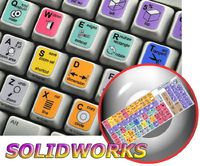 New SOLIDWORKS Keyboard Stickers Shortcuts for Desktop, Laptop and Notebook