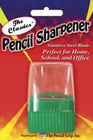Pencil Grip The Classics Pencil Sharpener with Stainless Steel Blade (Single Wedge Shape), Assorted Colors (TPG-142)