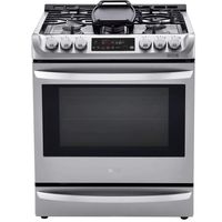 LG LSD4913ST 6.3 Cu. Ft. Stainless Wi-Fi Dual-Fuel 5-Burner Range