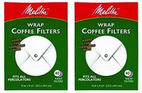 Melitta White Wrap Around Coffee Filter for Percolator (Pack of 2)