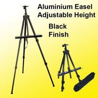 Aluminum Easel Lightweight Display Tripod Menu Poster Picture Holder Stand Folding Light Weight Easel w/ Free Carry Case