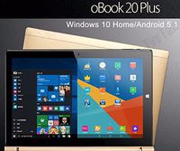 Onda Obook 20 Plus 10.1 inch Windows 10+Android 5.1 Intel Cherry Trail Z8300 Quad core 4GB RAM 64GB ROM 19201200 WIFI IPS Tablet PC