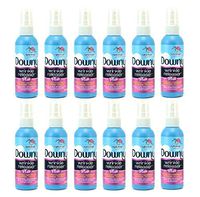 Downy Wrinkle Release Spray Plus, Travel Size Bottle for Cruise Accessories, Steamer for Clothes Accessory, Fabric Refresher and Ironing Aid, Light Fresh Scent, 3 Fluid Ounce (Pack of 12)