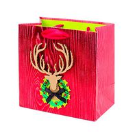Hallmark Signature 7" Medium Holiday Gift Bag (Deer)