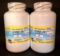 CoQ-10 q10 co-Enzyme, Anti-Aging 100mg - 600 (2x300) Capsules
