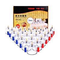 GEHII Vacuum Cupping Set,Acupuncture Physiotherapy Magnetic Acupressure Cupping Massager,Massage Muscle Joint Pain Relief,32pcs