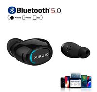 ODOYO HEX T2 Bluethooth Earbuds (Black) - Bluetooth V5.0 TWS True Wireless Earbuds with Built-in Mic and IPX5 Waterproof/Touch Control/LED Digital Display/Amazing Sound Performance