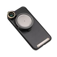 Ztylus 4 in 1 iPhone 8 Plus / 7 Plus Revolver Lens Smartphone Camera Kit: Super Wide Angle, Macro, Fisheye, CPL, Protective Case, Phone Camera, Photo Video (Gunmetal)