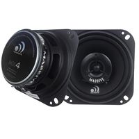 Massive Audio MX4 MX Series Coaxial Car Speakers. 60 Watts, 4 Ohm, Heavy Duty 4 Inch Shallow Mount Car Speakers. Enjoy Crystal Clear Sound with These Great Car Speakers Set (Sold in Pairs)