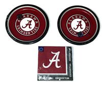 Alabama Crimson Tide Party Bundle 9" Plates (16) Lunch Napkins (20)