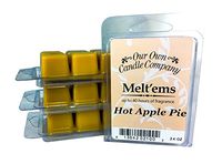 Our Own Candle Company Premium Wax Melt, Apple Pie, 6 Cubes, 2.4 oz (4 Pack)