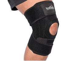 EXOUS Knee Brace Support Protector - Relieves Patella Tendonitis - Jumpers Knee Mensicus Tear - ACL Lateral & Medial Ligament Sprains Comfort Design True Non-Slip FIT for Arthritis - Sport - Running
