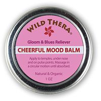 Wild Thera Natural Mood Uplifting Herbal Balm for Anxiety& Depression. Booster with Herbs and Aromatherapy Essential Oils Encourage Relaxation, Release Gloom, Positivity & Joy Filled Experience.