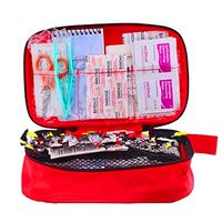 Yourshops Car First Aid Kit 30 Kinds of 180 Pcs Family First Aid Kits Outdoor Medicine Kits Medical Kits 1 Pack