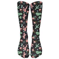 Love Cactus Socks, SHI FU Funny Novelty Dress Crew Cotton Funny Stockings, One Size