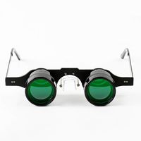 10 X Fishing Binocular Glasses,Professional Hands Free Magnification Sports,Concerts,Theater,Opera,TV Magnifiers (Color : Green)