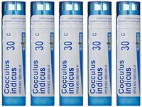 Boiron Cocculus Indicus 30C, Homeopathic Medicine for Motion Sickness (Pack of 5)