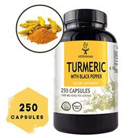 Turmeric Curcumin with Black Pepper for Best Absorption 250 Capsules 1500 mg | Filled with Organic Turmeric | Joint Support | Pain Relief | Anti-Inflammatory | Antioxidant | Memory Support | Non-GMO