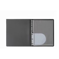 Prat Paris Start Presentation Book, Spiral Bound with Ten 19" x 13" Archival Sheet Protectors, Cover Color: Black
