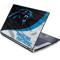 Skinit Decal Laptop Skin for Generic 12in Laptop (10.6in X 8.3in) - Officially Licensed NFL Carolina Panthers Design
