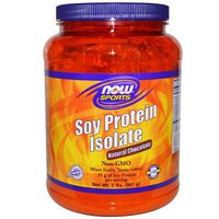 NOW Foods Sports Soy Protein Isolate Natural Chocolate -- 2 lbs