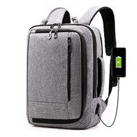 Laptop Backpack，Travel Computer Bag with USB Charging Port,Water Resistant School Laptop Bags for Women & Men