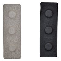 Black Magnetic Therapy Leather Split Clip-2 Part 2450 Gauss Magnets