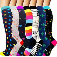 Compression Socks for Women and Men(20-30 mmHg) - Best Medical for Running, Athletic, Nurses, Pregnancy, Flight, Travel, Circulation & Recovery (Assorted, S/M)