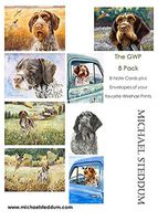 Michael Steddum German Wirehaired Pointer 8 Pack Note Card Set