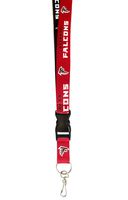Pro Specialties Group NFL Atlanta Falcons Two-Tone Lanyard, Red/Black, One Size