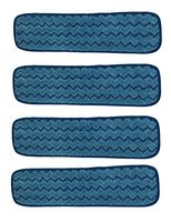 4-Pack Reusable Washable E-Cloth Deep Clean Mop Head,Microfiber Mop Pads for Wet or Dry Mops