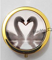 BlackKey Animal Bird 3-Compartment Decorative Pocket Gift Box Case Organizer for Pill, Color 2 -171