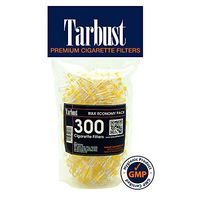 TarBust Disposable Cigarette Filters Bulk Economy Pack, 300 Per Pack