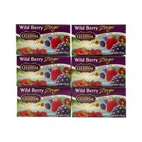 Celestial Seasonings Herbal Tea - Caffeine Free - Wild Berry Zinger - 20 Bags - HSG-721266