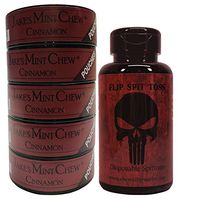 Jake's Mint Chew Cinnamon Pouch - 5 Cans - Includes Mud Bud Disposable Spittoon (Punisher MB)