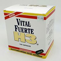 Vital Fuerte H3 Multivitamins and Minerals Dietary Supplement 100 Capsules Antioxidant